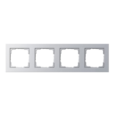 Gira E2 Ramka 4-krotna, kolor aluminiowy
