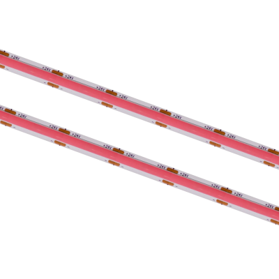 Taśma LED SOB 320 24V 10W Czerwona IP66 260lm 8.3mm