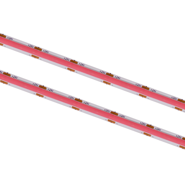 Taśma LED SOB 320 24V 10W Czerwona IP66 260lm 8.3mm