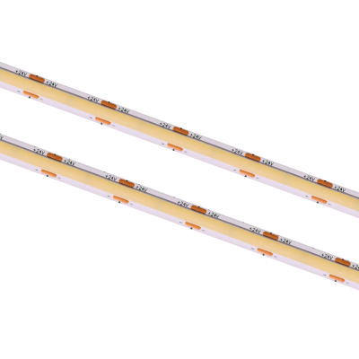 Taśma LED SOB 320 24V 10W Żółta IP66 1050lm 8.3mm