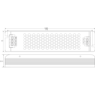 Zasilacz stałonapięciowy PFC 24V 100W