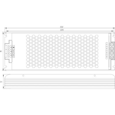 Zasilacz stałonapięciowy PFC 24V 500W