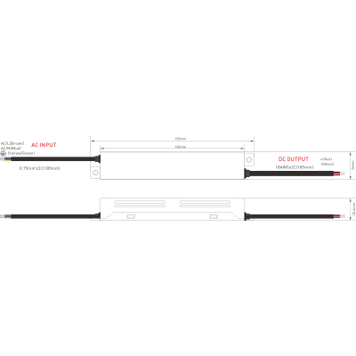 Zasilacz stałonapięciowy PFC IP67 12V 100W