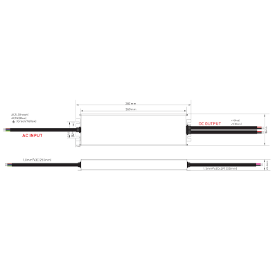 Zasilacz stałonapięciowy PFC IP67 12V 300W