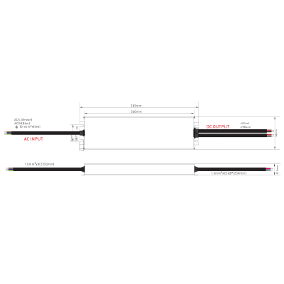 Zasilacz stałonapięciowy PFC IP67 12V 350W