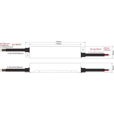 Zasilacz stałonapięciowy IP67 12V 100W
