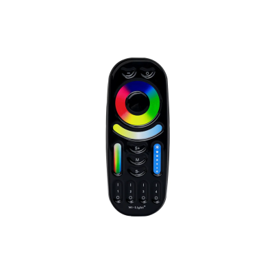 Pilot dotykowy RGB+CCT 4-strefowy, czarny 2xAAA FUT092B