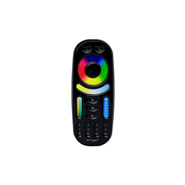 Pilot dotykowy RGB+CCT 4-strefowy, czarny 2xAAA FUT092B