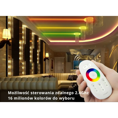 Zestaw Pilot + Sterownik RGB 12V-24VDC 10A FUT025