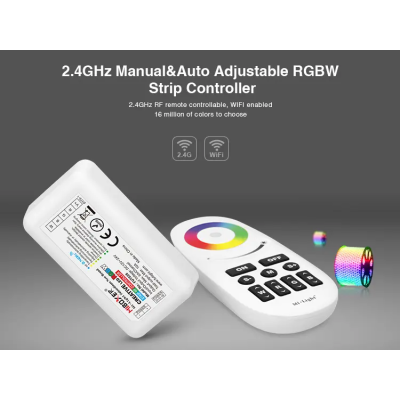 Zestaw Pilot + Sterownik RGBW 12V-24VDC 10A FUT028