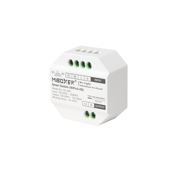 Włącznik 100-240VAC 10A WiFi/2.4G/Push button WL-SW1