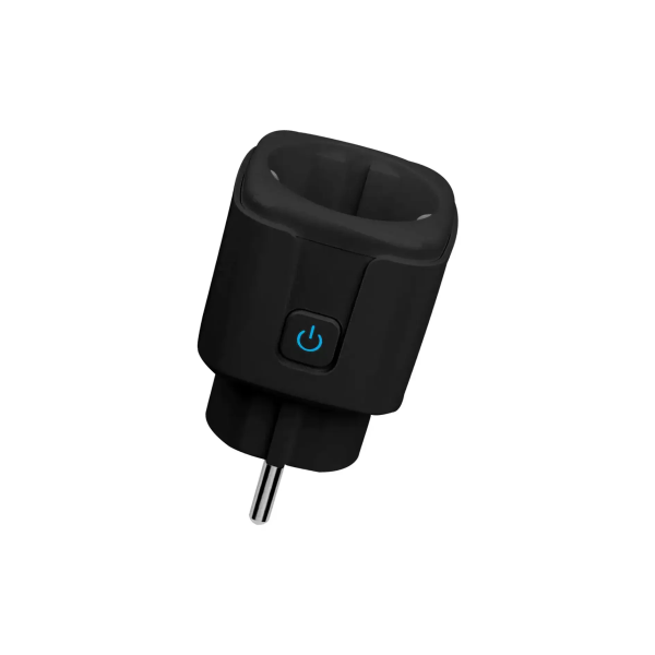 Inteligentna wtyczka z pomiarem zużycia energii 100-240VAC 16A czarna WiFi SWE01-B