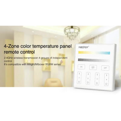 Panel naścienny CCT 4-strefowy 230V T2