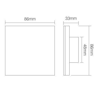 Panel naścienny CCT 4-strefowy 230V T2