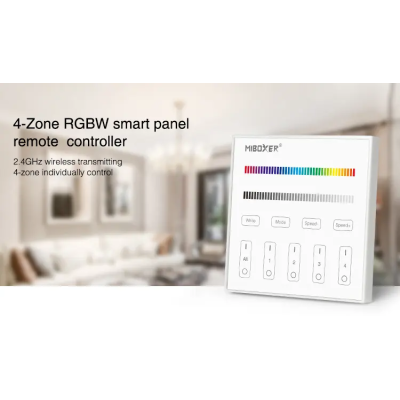 Panel naścienny RGB/RGBW 4-strefowy 230V T3