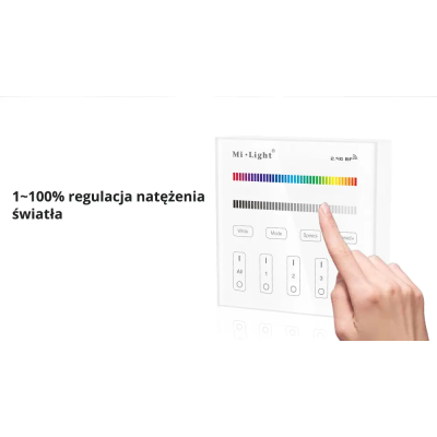 Panel naścienny RGB/RGBW 4-strefowy 2xAAA B3