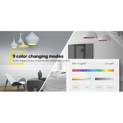 Panel naścienny RGB+CCT 4-strefowy 230V T4