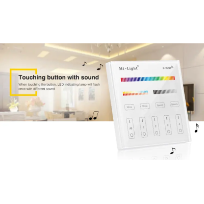 Panel naścienny RGB+CCT 4-strefowy 230V T4