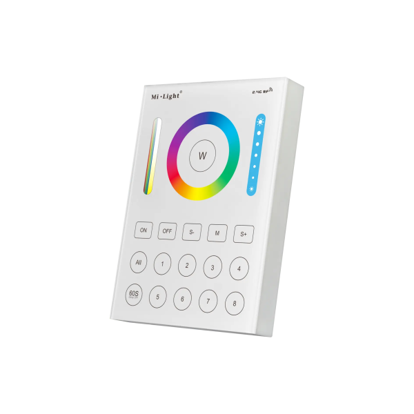 Panel naścienny RGB+CCT 8-strefowy 2xAAA B8