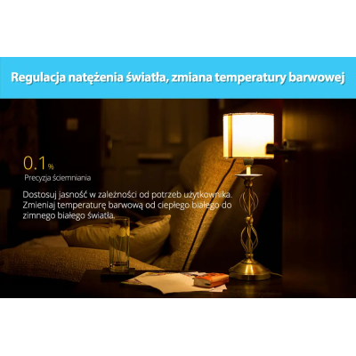 Panel naścienny RGB+CCT 8-strefowy 2xAAA B8