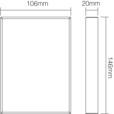 Panel naścienny RGB+CCT 8-strefowy 2xAAA B8