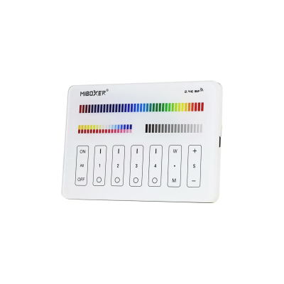 Panel naścienny RGB+CCT 8-strefowy 2xAAA M4