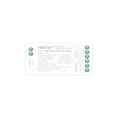 Sterownik 2w1 MONO/CCT 12V-24VDC 12A SR2
