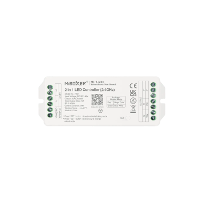 Sterownik 2w1 MONO/CCT, ściemniacz 12-48V 20A PR2