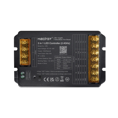 Sterownik 5w1 RGB+CCT 12-48V 30A 2.4G HR5
