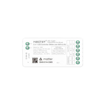 Sterownik LED 2w1 MONO/CCT MiBoxer SM2 Matter over Wi-Fi