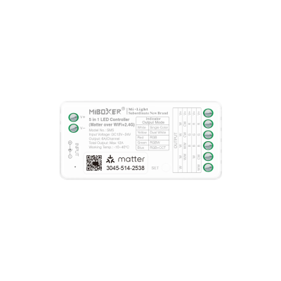 Sterownik LED 5w1 RGB+CCT MiBoxer SM5 Matter over Wi-Fi