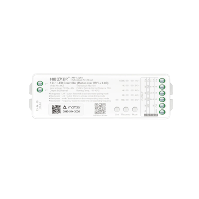 Sterownik 5w1 RGB+CCT Matter 12-48V 20A 2.4G ML5
