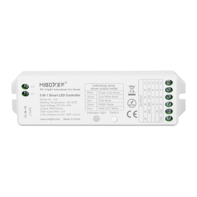 Sterownik LED RGB+CCT 12-24VDC 5w1 LS2
