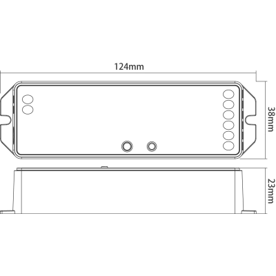 Sterownik LED RGB+CCT 12-24VDC 5w1 LS2