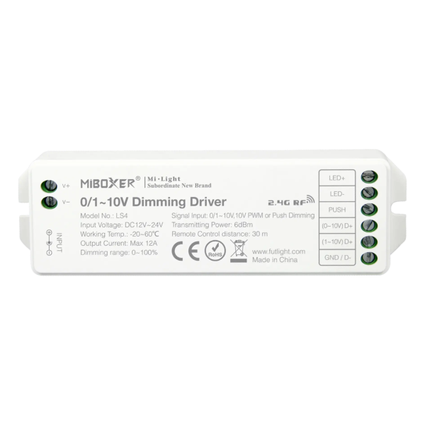 Ściemniacz Milight 0/1 - 10V / PWM / Dzwonkowy
