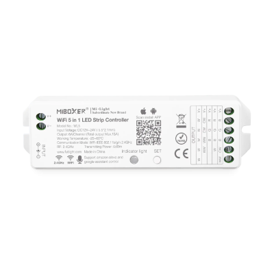 Sterownik LED WiFi RGB+CCT 12-24VDC 5w1 WL5