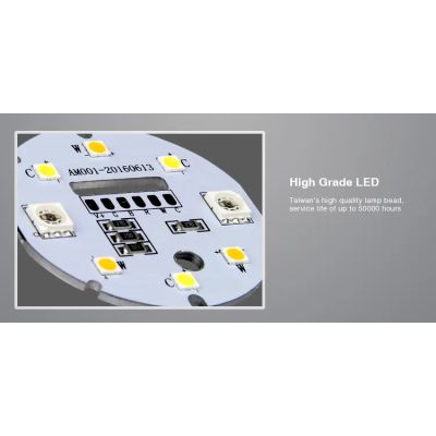 Lampa LED GU10 4W RGB+CCT 230V FUT103