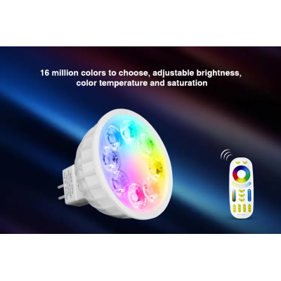 Lampa LED MR16 4W RGB+CCT 12V FUT104
