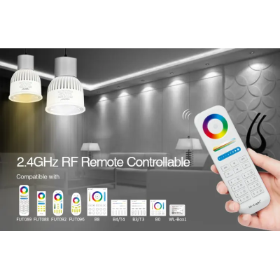 Lampa LED GU10 6W RGB+CCT 230V FUT106