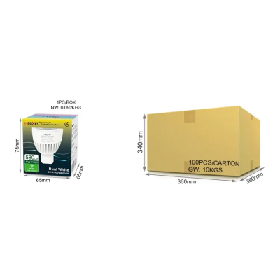 Lampa LED GU10 6W CCT 230V FUT107