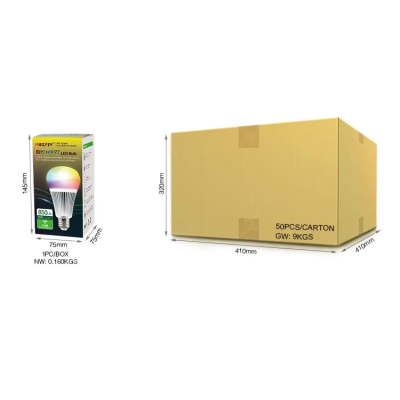 Lampa LED RGB+CCT 9W E27