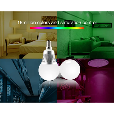 Lampa LED E14 5W RGB+CCT 230V FUT013