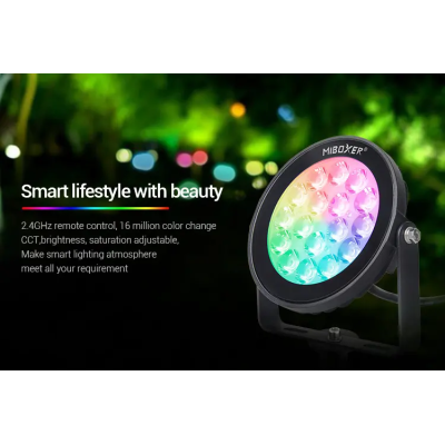 Oprawa ogrodowa LED RGB+CCT 9W 230VAC FUTC02
