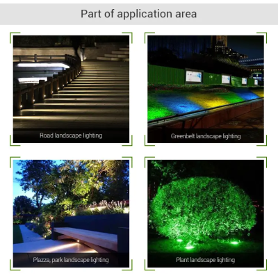 Oprawa ogrodowa LED RGB+CCT 15W 230VAC FUTC03