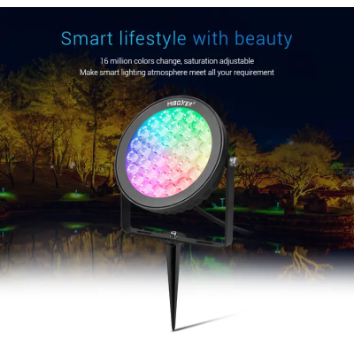 Oprawa ogrodowa LED RGB+CCT 25W 230VAC FUTC05