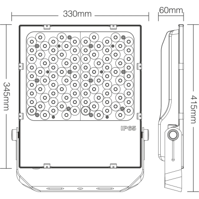 Oprawa ogrodowa LED RGB+CCT 100W 230VAC FUTC07