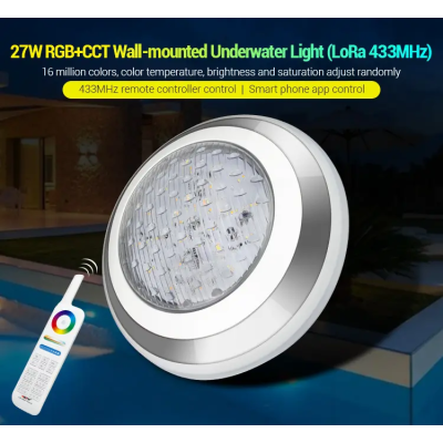 Lampa podwodna LED 27W RGB+CCT 12V IP68 UW02