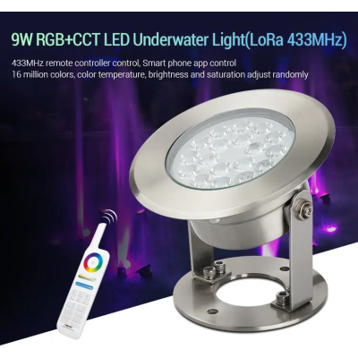 Lampa podwodna LED 9W RGB+CCT 12V IP68 UW03