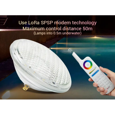 Lampa LED PAR56 18W RGB+CCT 12V IP68 Milight PW02