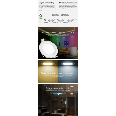 Oprawa Downlight LED FUT063 RGB+CCT